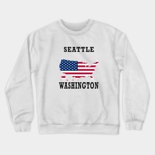 SATTLE WASHINGTON Crewneck Sweatshirt